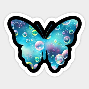 Bubble Butterfly Sticker